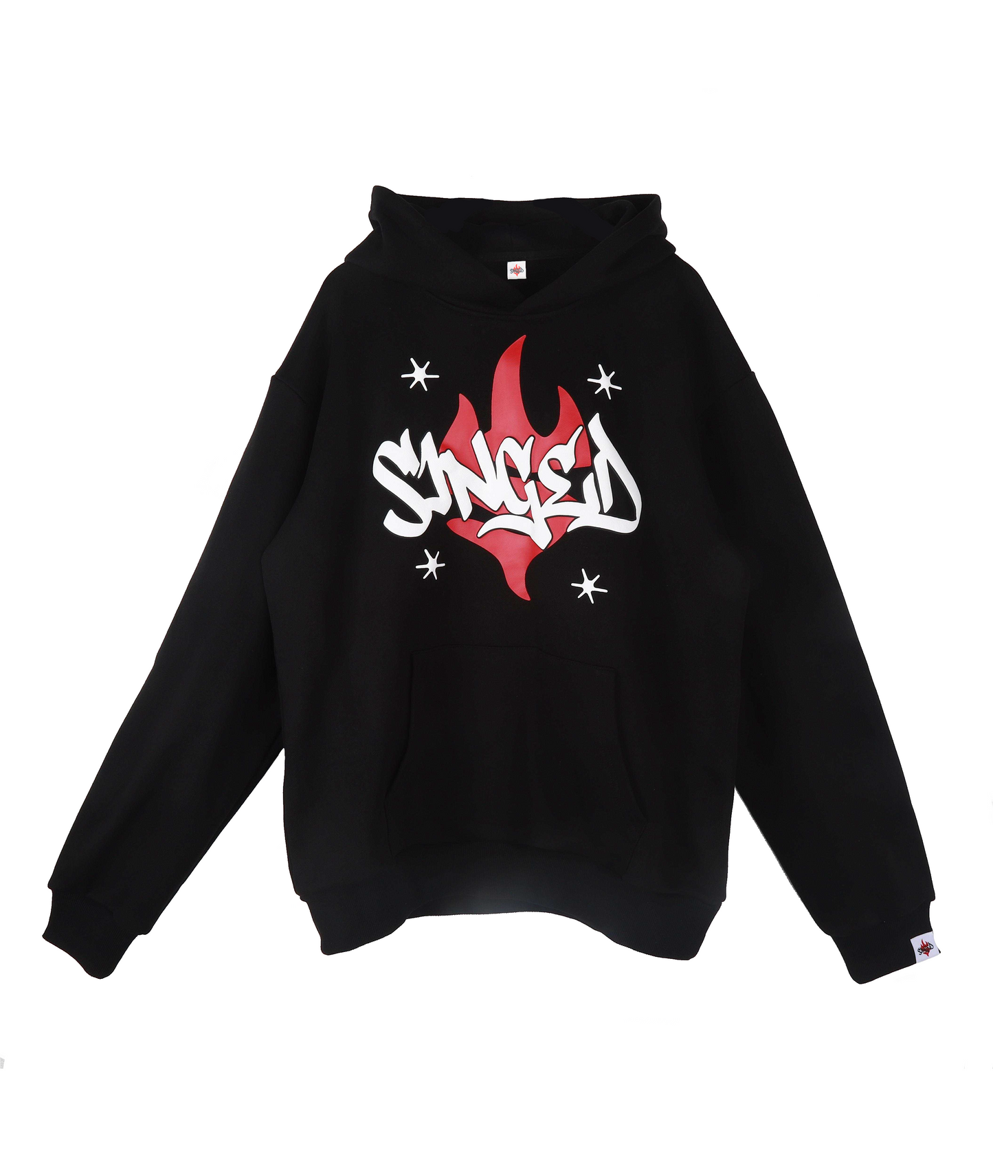 SINGED! HOODIE - BLACK